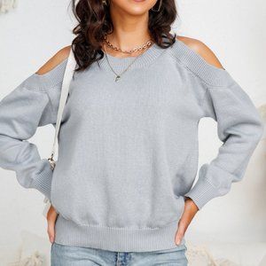 Off-the-shoulder knitwear